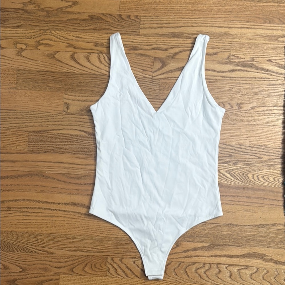 White Body Suit Thong